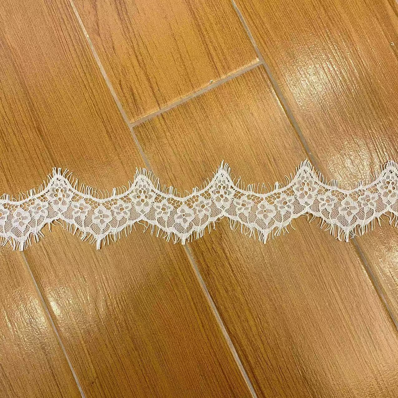 DLTL21197 Encaje clásico de doble cara para velos de novia y vestidos de novia