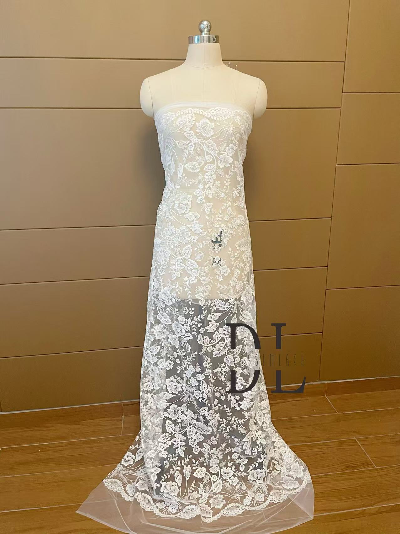 DL130229 sequins bridal lace fabric for wedding dress, noiva dresses, width 130cm