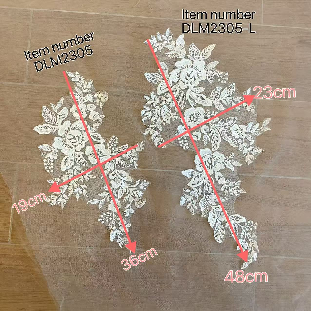 M2305-2305-L Bridal wedding dresses Lace appliqués, bride dresses veils, fashion clothes accessories