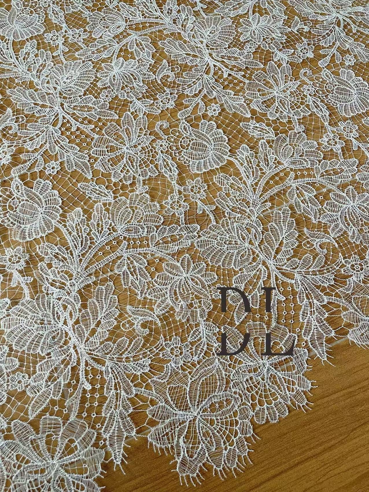 DL120196 Elegant Classical guipure Lace Fabric accessories For Novia Dresses, bridal wedding gowns