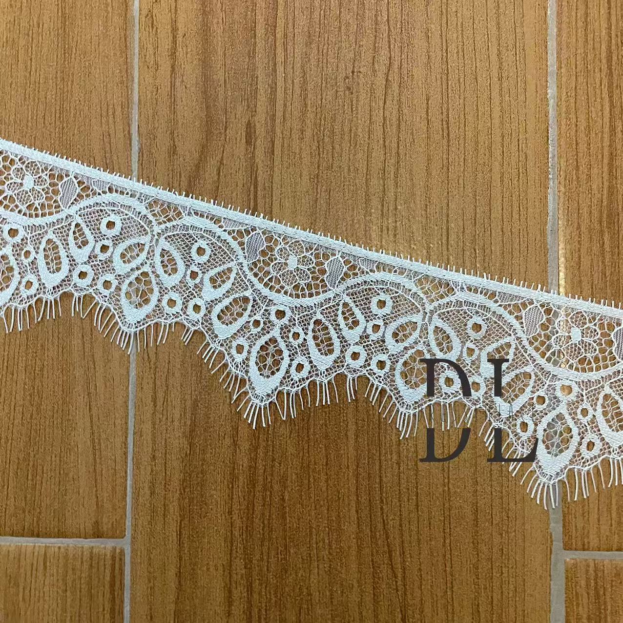 Eyelash trimming lace for fashion clothes, bridal dresses, wedding textiles accessories, home curtain textiles decorate