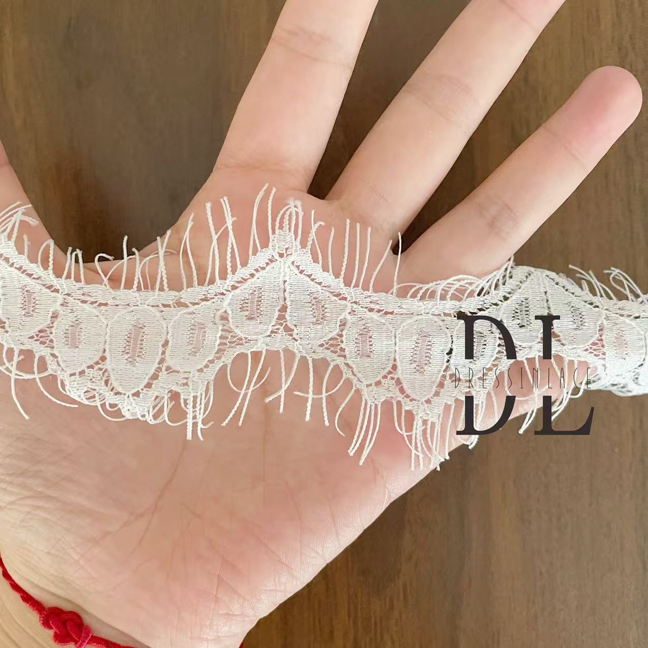 Eyelash lace trims for DIY fashion clothes, bridal dresses, wedding textiles accessories, home curtain textiles decorate, width 5cm