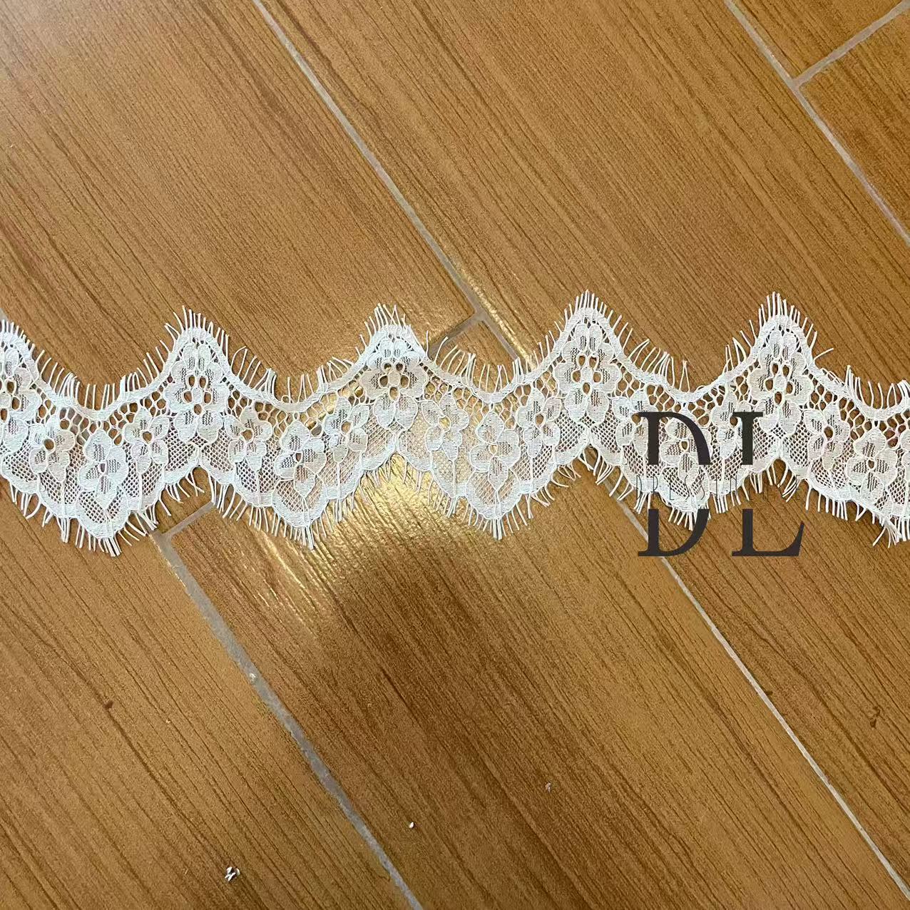 Scalloped French Lace Border For Bridal Veils, DIY fashion clothes, home textiles accessories