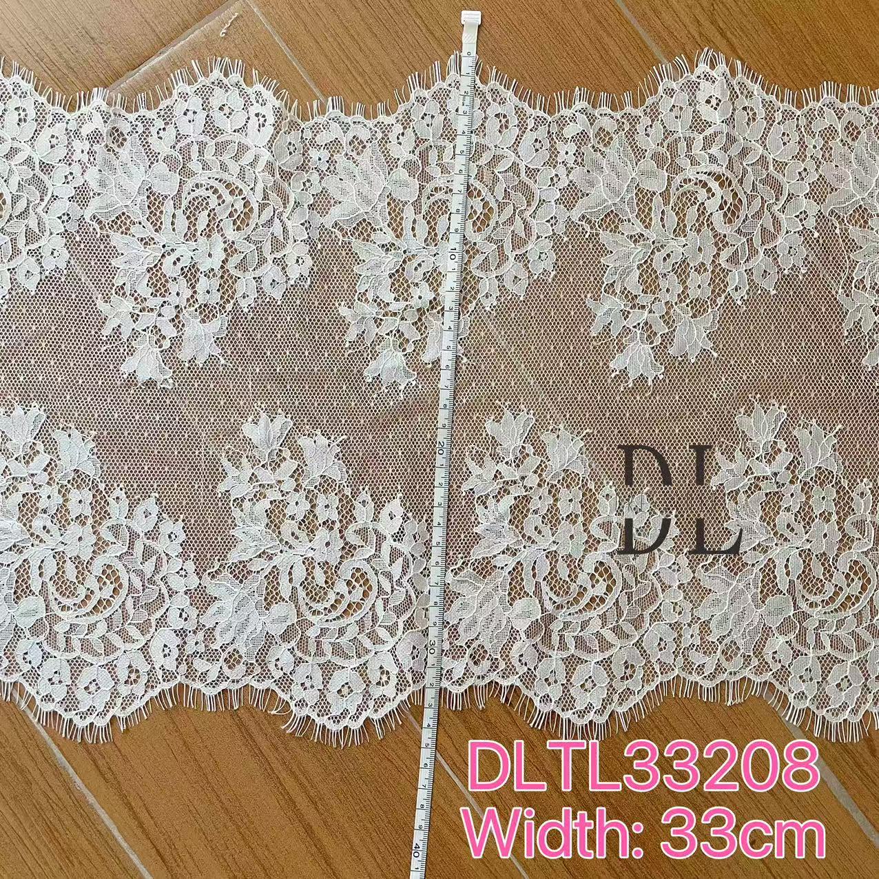 High quality Chantilly lace trims for fashion clothes, bridal dresses, wedding textiles accessories, home curtain textiles decorate, 3meters/roll