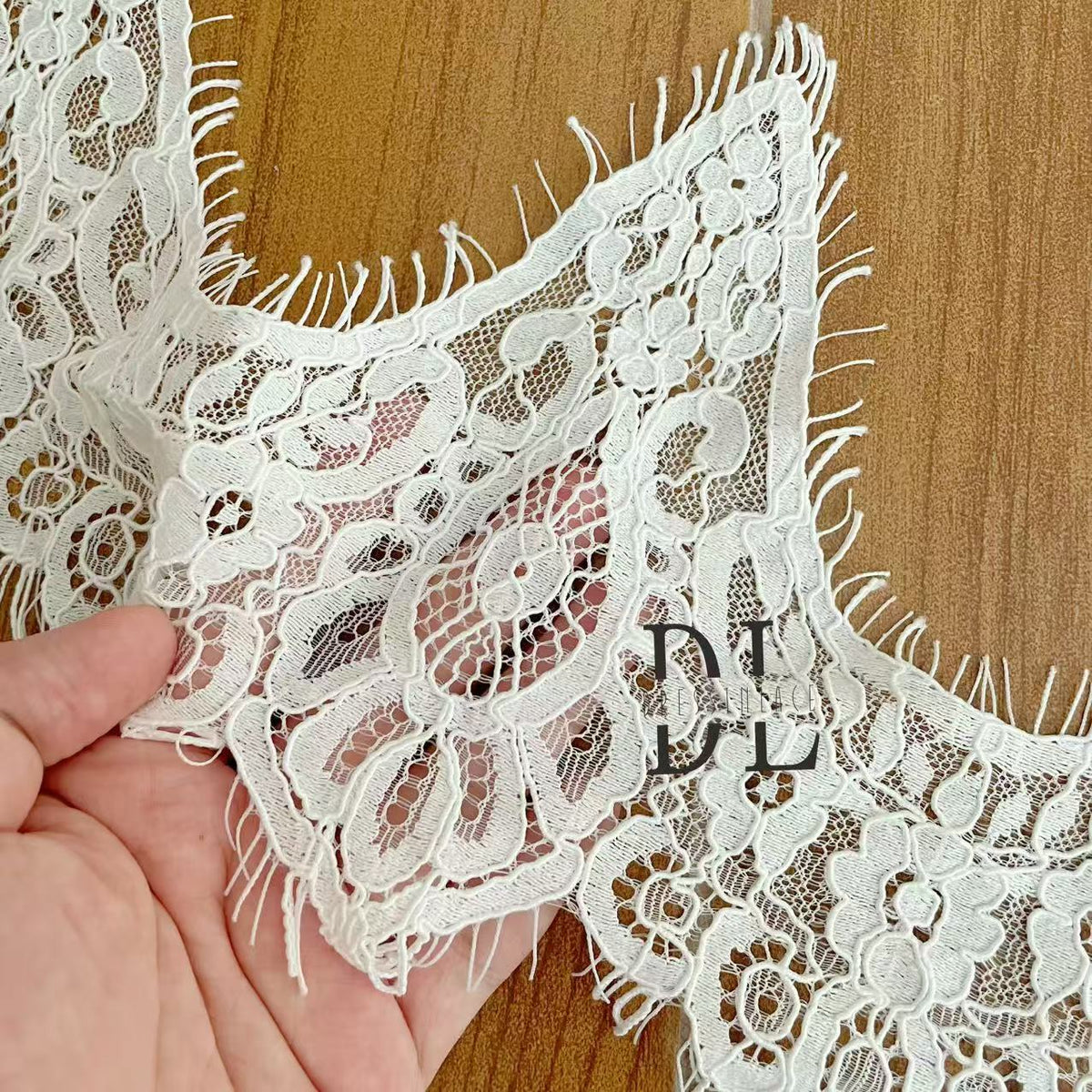 Chantilly lace trims with small cording for bridal dresses, wedding gowns, home curtain textiles decorate, 3meters/roll