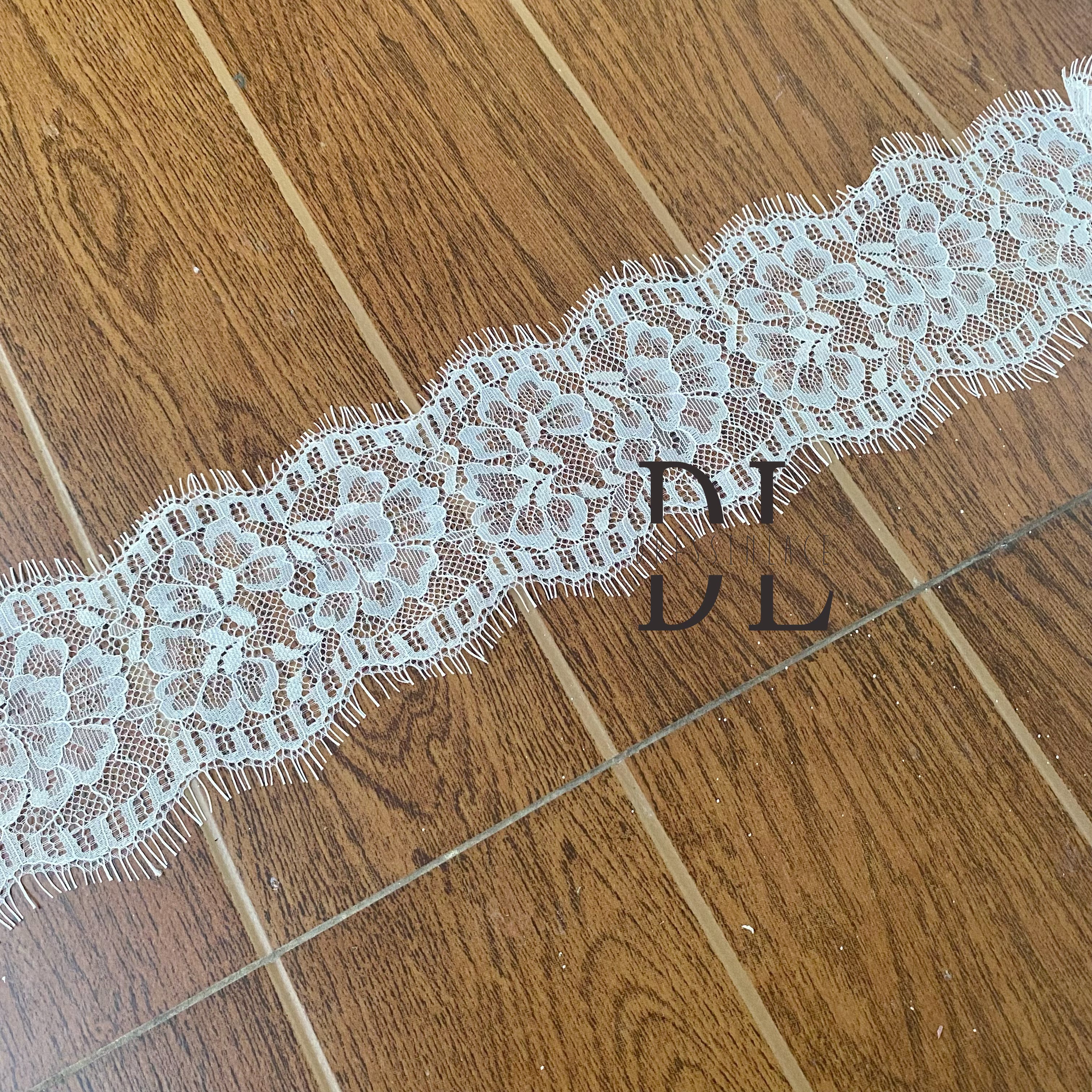 DLTL10205 New French Chantilly Trimming Lace For Bridal Veils Kids Dresses and Clothing Accessories