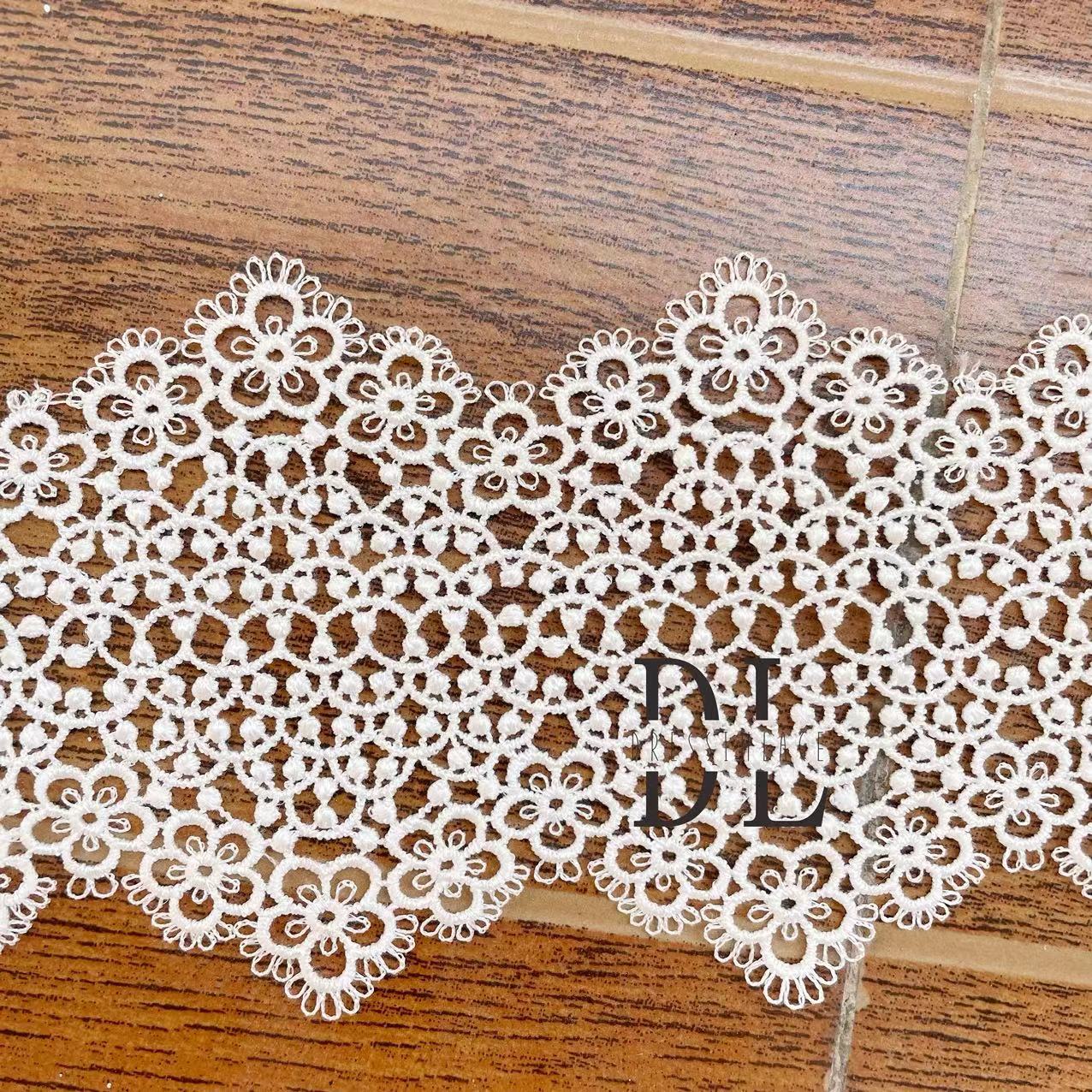 DLX95096 Lovely Lace trims For Dresses Decorated width 9.5cm