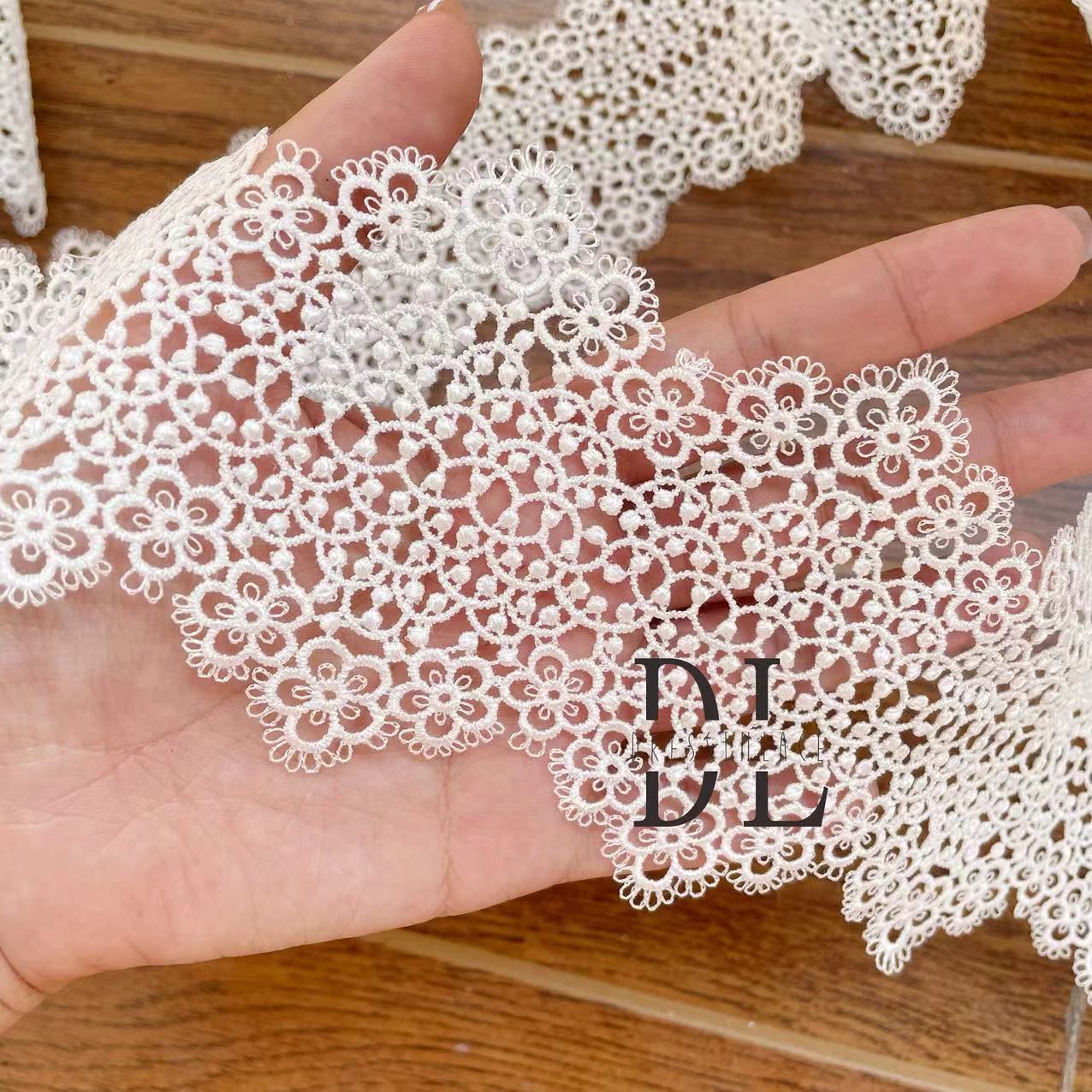 DLX95096 Lovely Lace trims For Dresses Decorated width 9.5cm