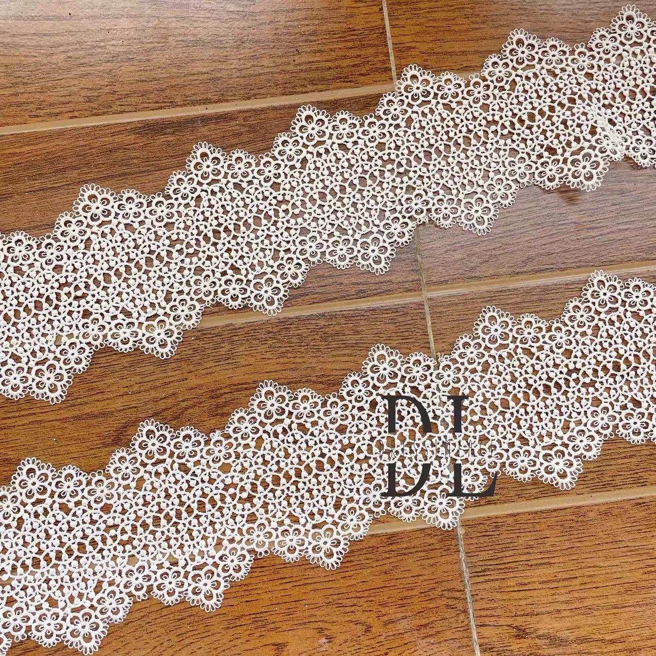 DLX95096 Lovely Lace trims For Dresses Decorated width 9.5cm