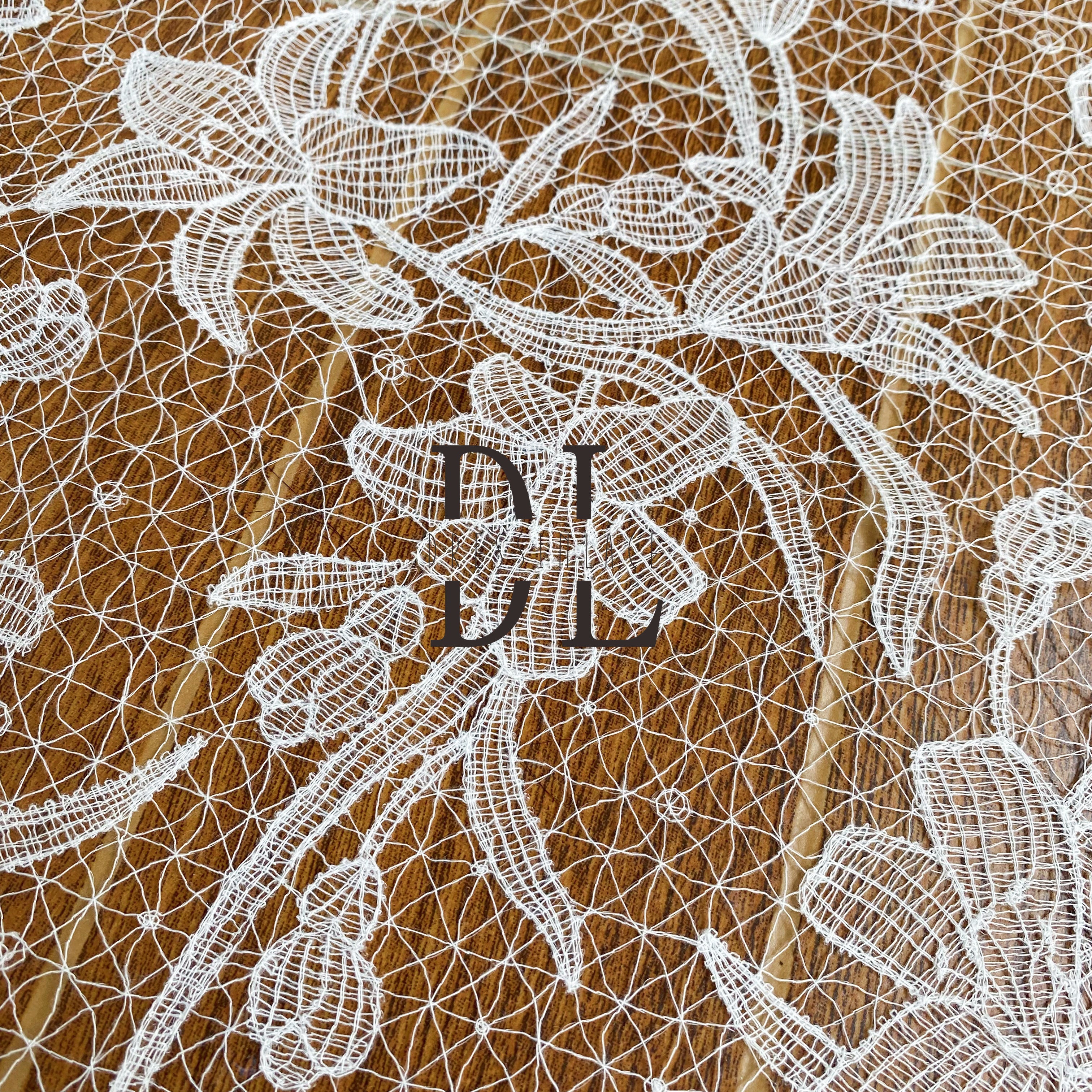 DLG120129 Adorable Water Soluble Lace Fabric for Various Styles - Perfect for Wedding Dresses DLG120129