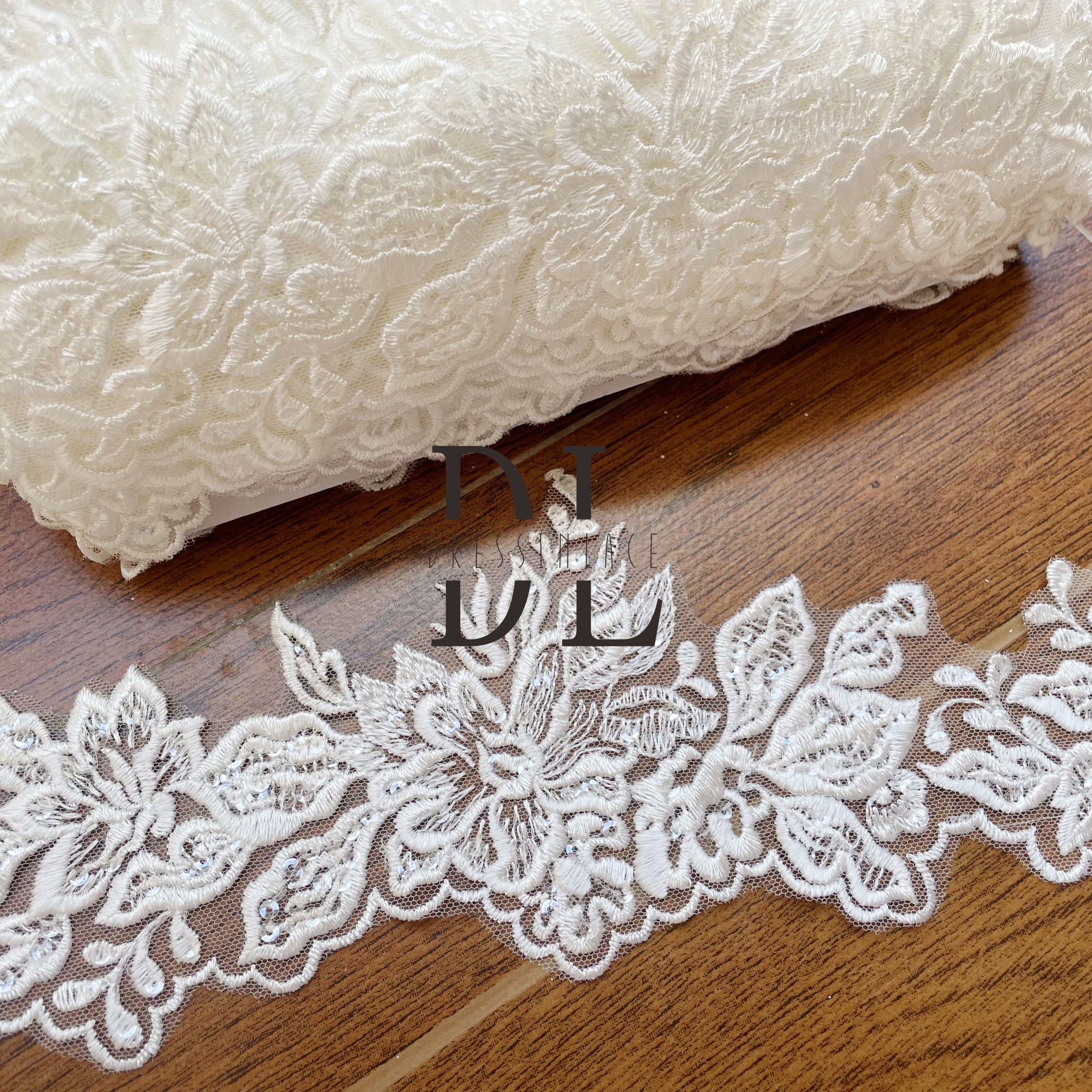 DLX11231 Cute Sparkling Trimming Lace with Elegant Charm DLX11231