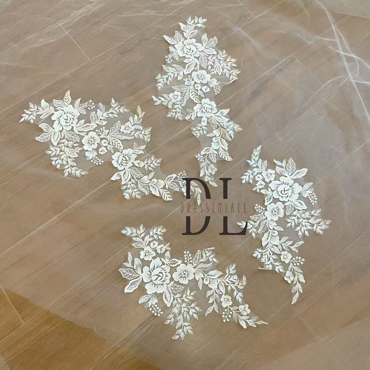 M2305-2305-L Bridal wedding dresses Lace appliqués, bride dresses veils, fashion clothes accessories