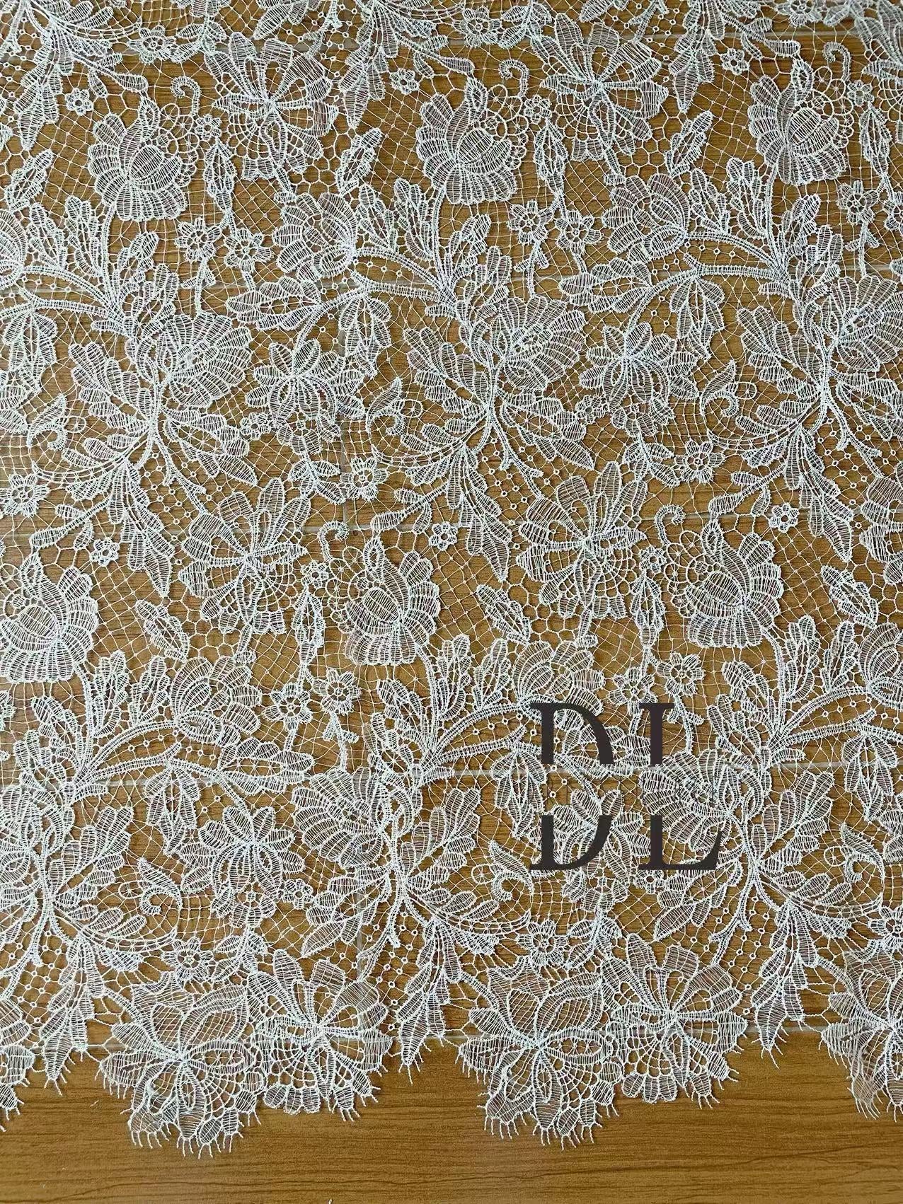 DL120196 Elegant Classical guipure Lace Fabric accessories For Novia Dresses, bridal wedding gowns