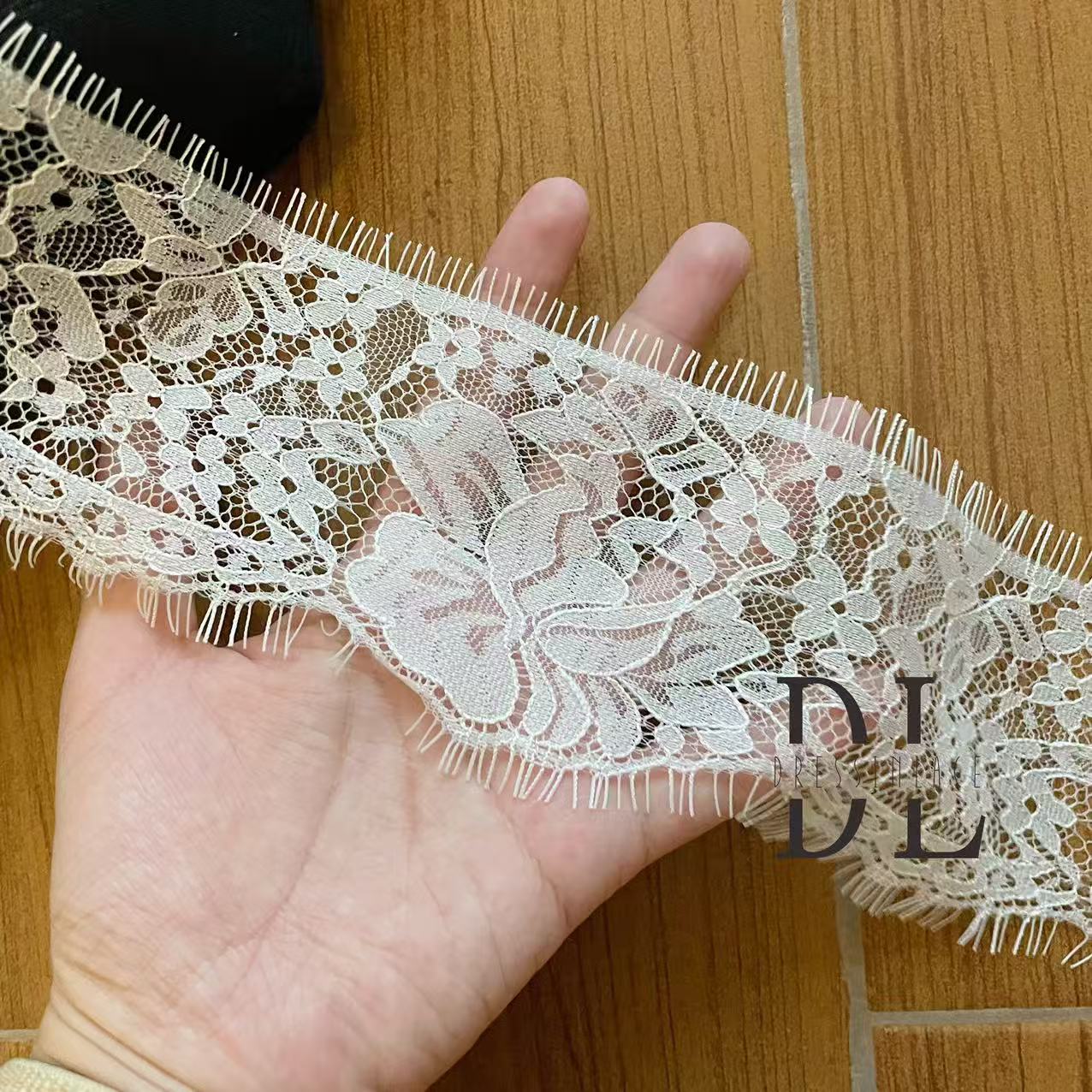 Eyelash trimming lace for fashion clothes, bridal dresses, wedding textiles accessories, home curtain textiles decorate