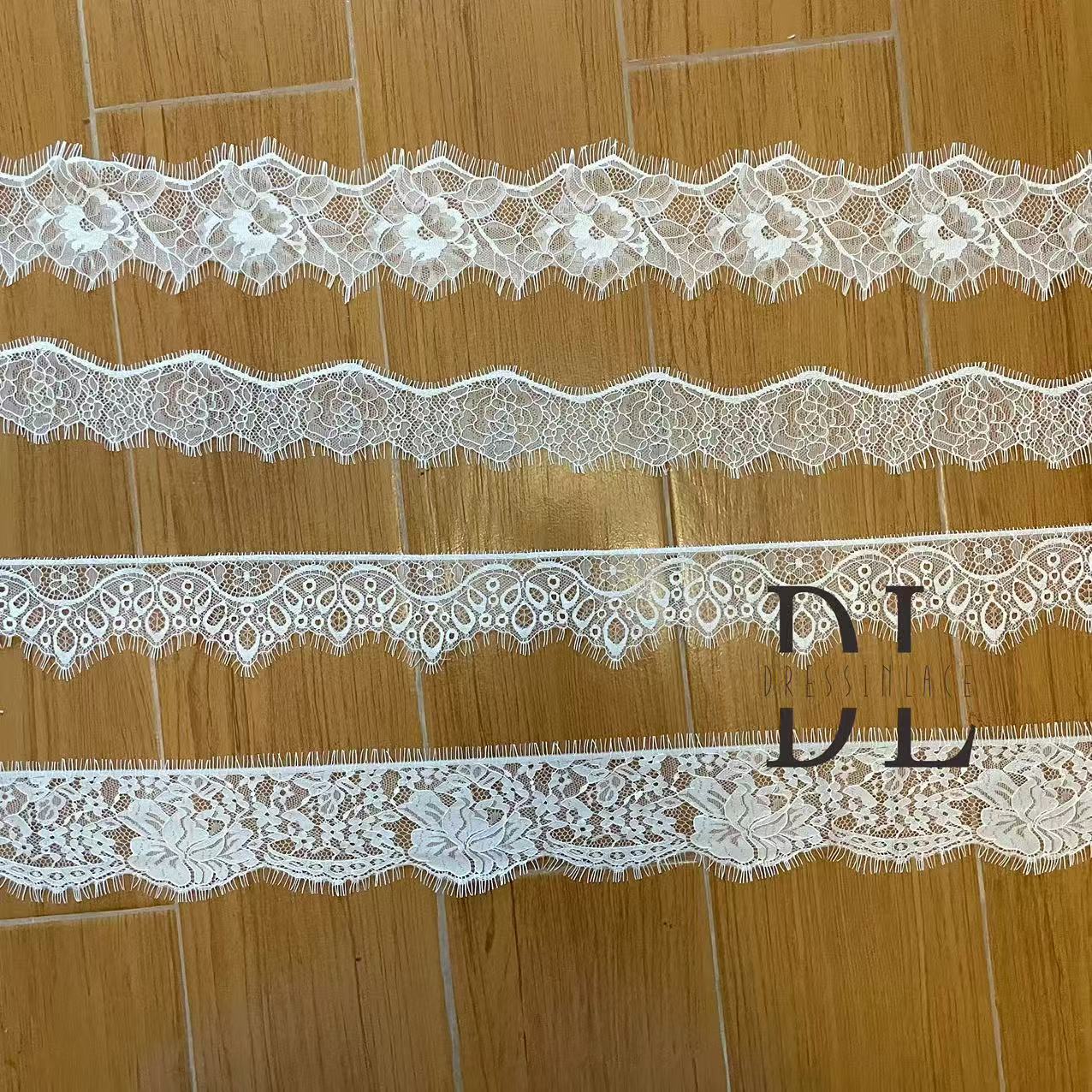 Eyelash trimming lace for fashion clothes, bridal dresses, wedding textiles accessories, home curtain textiles decorate