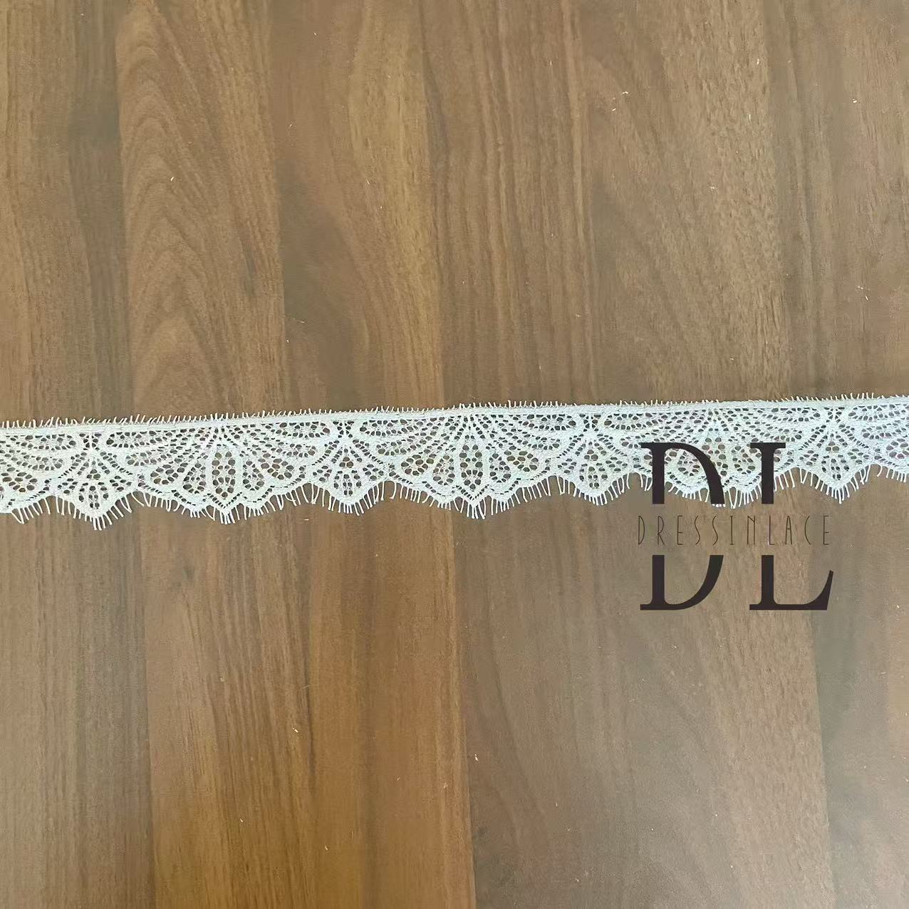 Eyelash lace trims for DIY fashion clothes, bridal dresses, wedding textiles accessories, home curtain textiles decorate, width 5cm