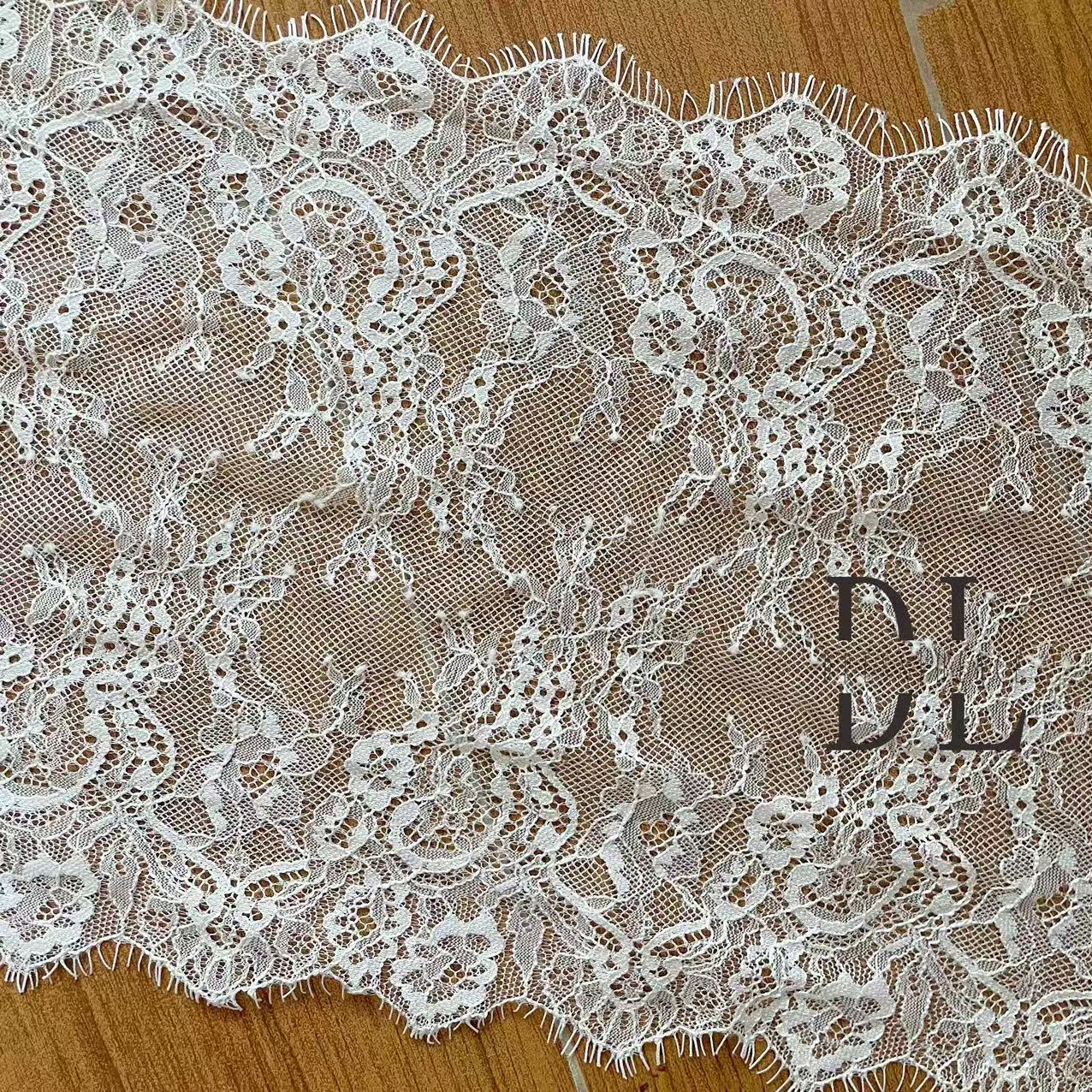 Classical Chantilly lace trims for bridal dresses, wedding textiles accessories, home curtain textiles decorate, 3meters/roll