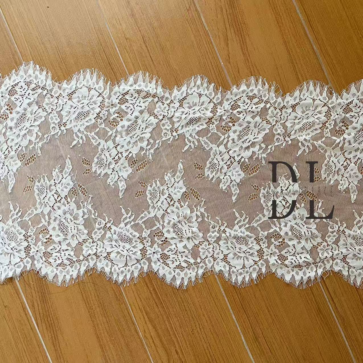 Classical Chantilly lace trims for bridal dresses, wedding textiles accessories, home curtain textiles decorate, 3meters/roll