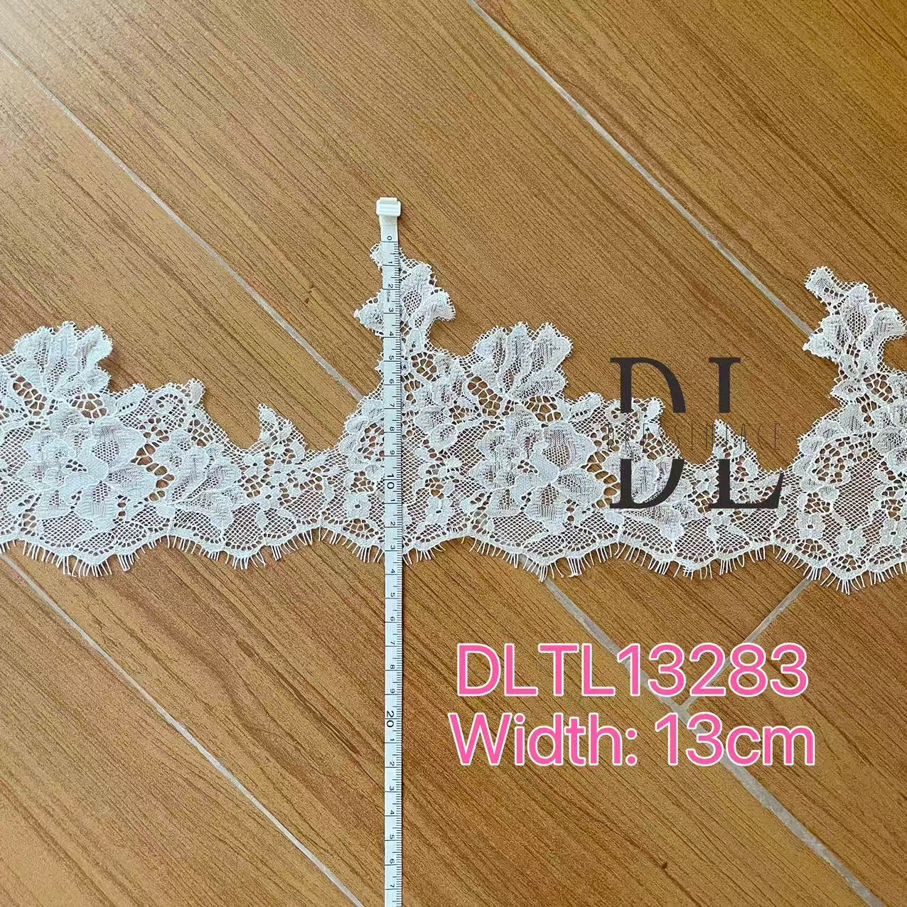 eyelash Chantilly single lace trims for bridal dresses, wedding gowns, home curtain textiles decorate, 3meters/roll